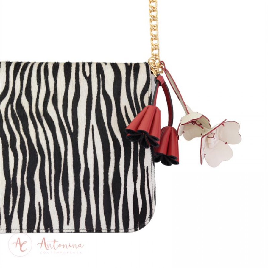 Bolsa Carteira Animal Print Zebra