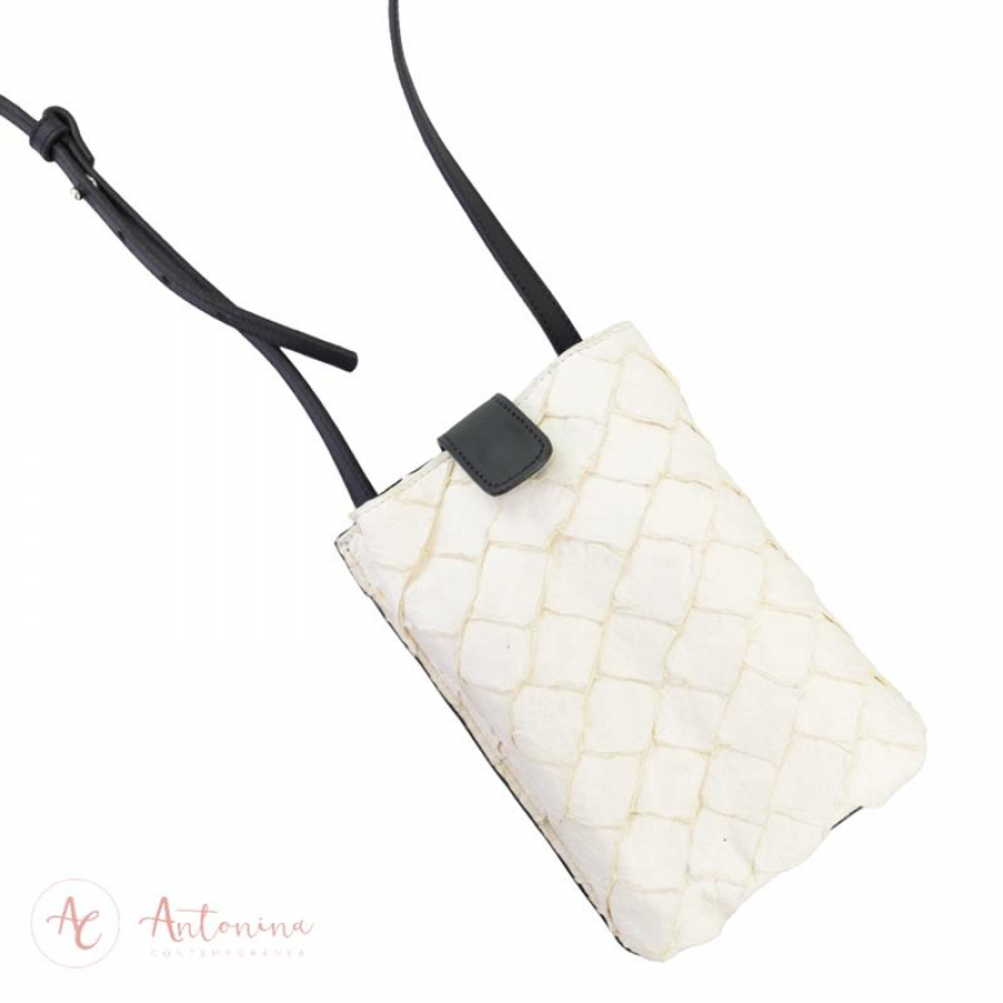 Porta-Celular Nina Pirarucu Off White